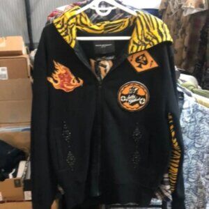 Cult of Individuality “Lucky Bastard”Black and Yellow Hoodie